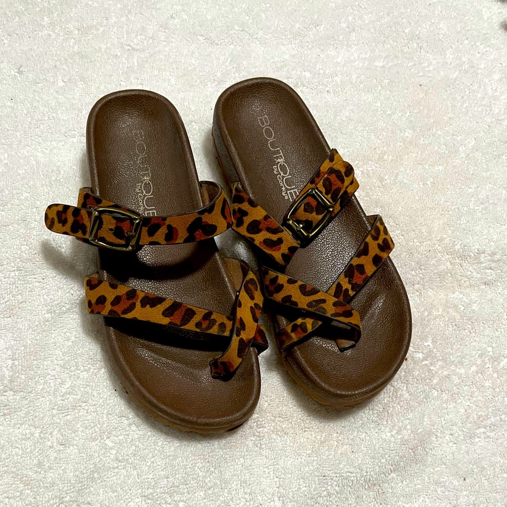 Cheetah sandals